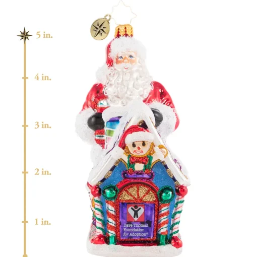 Christopher Radko Cr, Dave Thomas Adoption 2021, 1020703, ^ Santas