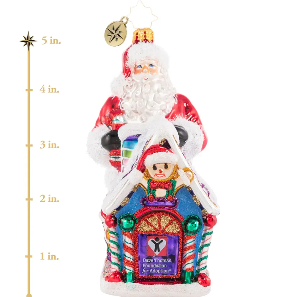Christopher Radko Cr, Dave Thomas Adoption 2021, 1020703, ^ Santas
