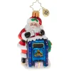 Christopher Radko Cr, Dear Santa Gem, 1020230, ^ Stocking / Skirt