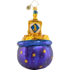 Christopher Radko Cr, Dreidel Jackpot, 1020887, ^ Blown Glass