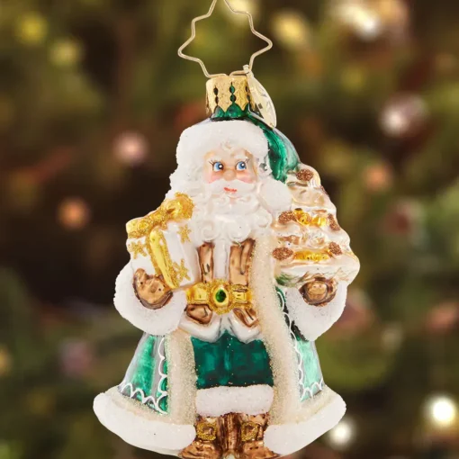 Christopher Radko Cr, Emerald City Santa Gem, 1021422, Radko, Gem^ Christopher Radko