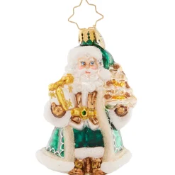Christopher Radko Cr, Emerald City Santa Gem, 1021422, Radko, Gem^ Christopher Radko
