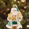 Christopher Radko Cr, Emerald City Santa Gem, 1021422, Radko, Gem^ Glass