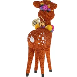 Christopher Radko Cr, Fawning Over Florals, 1020476, ^ Blown Glass