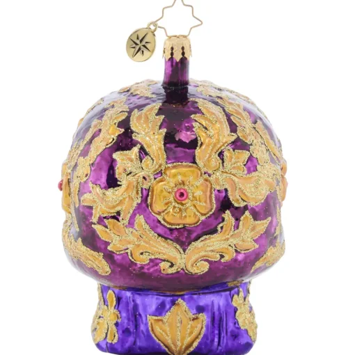 Christopher Radko Cr, Festive Filigree Calavera, 1021667, Radko^ Stocking / Skirt
