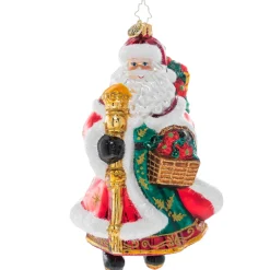Christopher Radko Cr, Festive Florals Santa, 1020963, Radko^ Santas