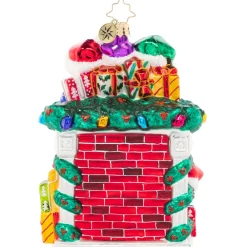 Christopher Radko Cr, Fireplace High Jinks, 1021622, Radko^ Santas