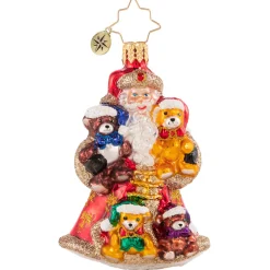Christopher Radko Cr, Flush With Plush, Gem, 1020673, ^ Glass