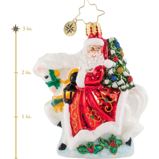 Christopher Radko Cr, Galloping Into Christmas Gem, 1020563, ^ Glass