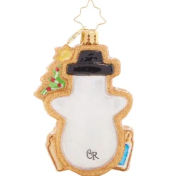 Christopher Radko Cr, Gingerbread Snowman Gem, 1021413, Radko. Gem^ Stocking / Skirt