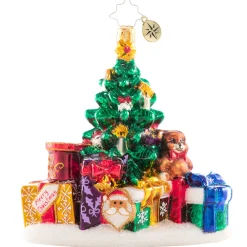 Christopher Radko Cr, Glee Under The Tree, 1020684, ^ Blown Glass