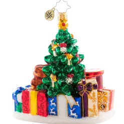 Christopher Radko Cr, Glee Under The Tree, 1020684, ^ Blown Glass