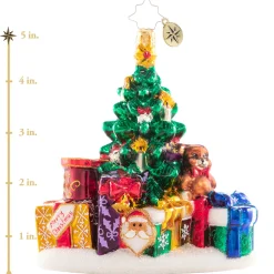 Christopher Radko Cr, Glee Under The Tree, 1020684, ^ Blown Glass