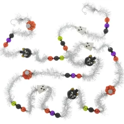 Christopher Radko Cr, Halloween 1 Count 7' Tinsel Garland, 4028054, Radko^ Halloween/Witches