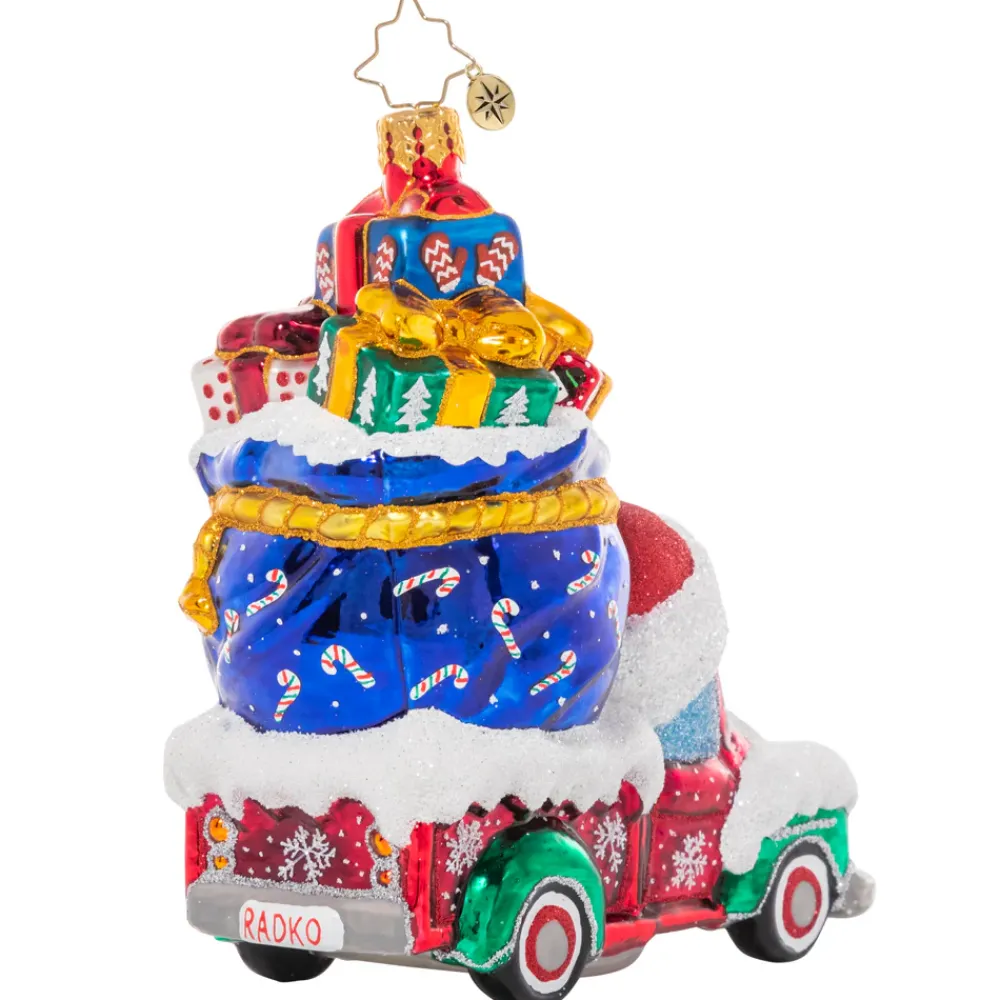 Christopher Radko Cr, Happy Haul-Idays, 1021136, ^ Stocking / Skirt