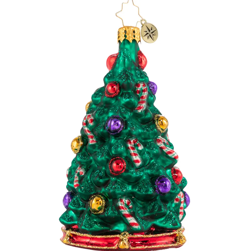 Christopher Radko Cr, High-Fashion Tannenbaum, 1020732, ^ Blown Glass