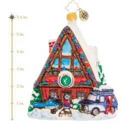 Christopher Radko Cr, Hillside For The Holidays, 1020543, ^ Stocking / Skirt