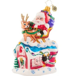 Christopher Radko Cr, Holiday Charm At The Farm, 1020623, ^ Santas