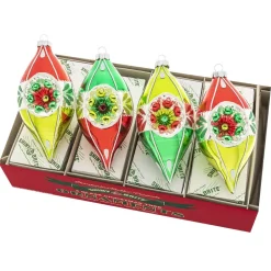 Christopher Radko Cr, Holiday Splendor 4 Count 7" Reflector Tulips, 4027994, Radko^ Stocking / Skirt