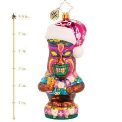 Christopher Radko Cr, Living For The Luau, 1020596, ^ Stocking / Skirt