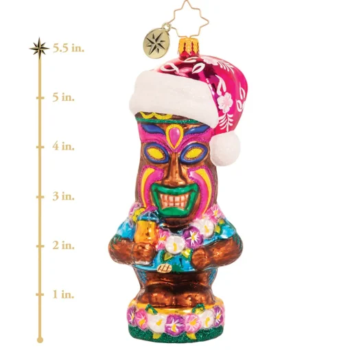 Christopher Radko Cr, Living For The Luau, 1020596, ^ Stocking / Skirt