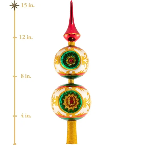 New Cr, Luxury Abounds Finial, 1020867, Christmas In The City Village