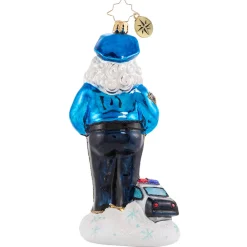 Christopher Radko Cr, North Pole Patrol, 1020873, ^ Blown Glass