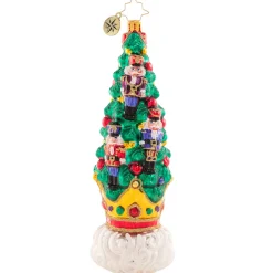 Christopher Radko Cr, One Spruced Up Nutcracker, 1020747, ^ Blown Glass