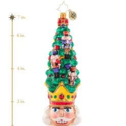 Christopher Radko Cr, One Spruced Up Nutcracker, 1020747, ^ Blown Glass