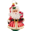 Christopher Radko Cr, Partial To Peppermint, 1020723, ^ Santas