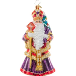 Christopher Radko Cr, Patron Saint Of Christmas, 1021069, Radko^ Santas