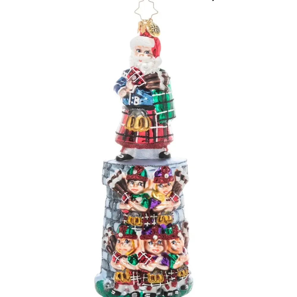 Christopher Radko Cr, Piper Posse, 1021254, Radko^ Blown Glass