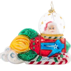 Christopher Radko Cr, Santa Goes To Space, 1021584, Radko^ Santas