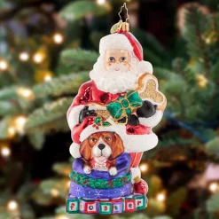 Christopher Radko Cr, Santa's Foster Friend, 1021324, Radko, Animals Adoption Centers^ Christopher Radko
