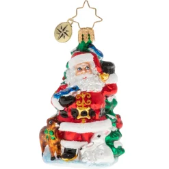 Christopher Radko Cr, Santa's Menagerie Of Friends Gem, 1020251, ^ Santas