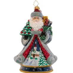 Christopher Radko Cr, Santa's Snowy Scene, 1021363, Radko^ Santas