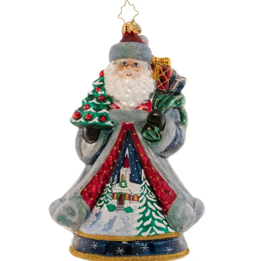 Christopher Radko Cr, Santa's Snowy Scene, 1021363, Radko^ Santas