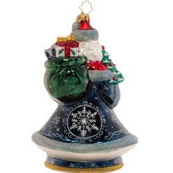 Christopher Radko Cr, Santa's Snowy Scene, 1021363, Radko^ Santas