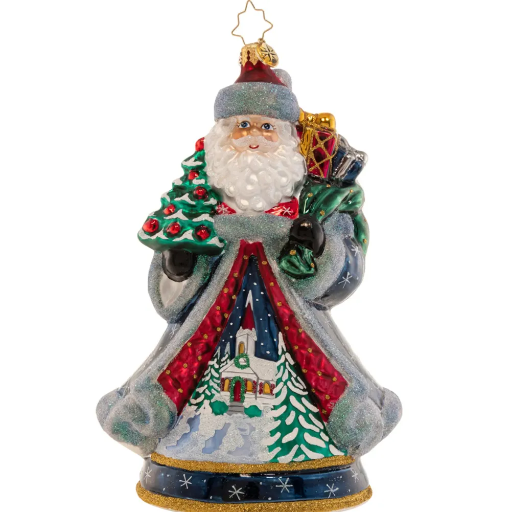 Christopher Radko Cr, Santa's Snowy Scene, 1021363, Radko^ Christopher Radko