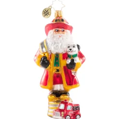 Christopher Radko Cr, Saving The Day!, 1020823, ^ Santas