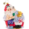 Christopher Radko Cr, Scrub-A-Dub In The Tub, 1020889, ^ Glass