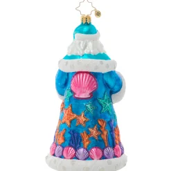 Christopher Radko Cr, Seashore Santa, 1021166, ^ Santas