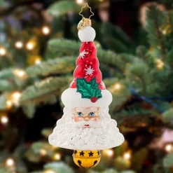Christopher Radko Cr, Sleigh Bell Santa, 1021362, Radko^ Santas