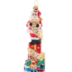 Christopher Radko Cr, Stacked Up Santa, 1021518, Radko^ Christopher Radko