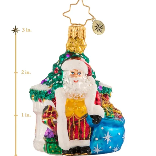 Christopher Radko Cr, The Big Day's Arrived! Gem, 1020640, ^ Santas