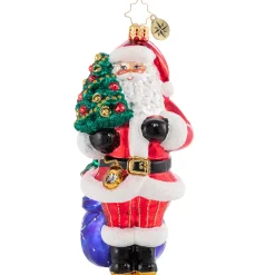 Christopher Radko Cr, The Tiniest Of Trimmings, 1020676, ^ Santas