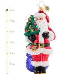 Christopher Radko Cr, The Tiniest Of Trimmings, 1020676, ^ Santas
