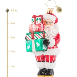 Christopher Radko Cr, Time To Celebrate!, 1020771, ^ Glass