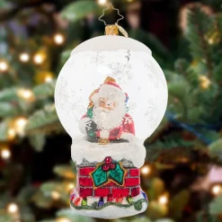 Christopher Radko Cr, Up On The Housetop, 1021540, Radko^ Santas