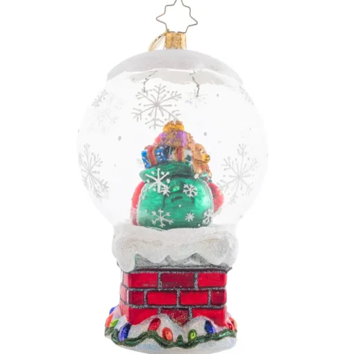 Christopher Radko Cr, Up On The Housetop, 1021540, Radko^ Santas
